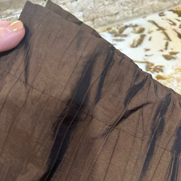 Peri Homework’s Collection Champagne & Brown Valance Panels and Curtain Set - Picture 7 of 9